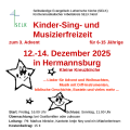 Ein Bildausschnitt der Einladung zur Kindersingfreizeit