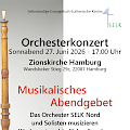 Einladungsplakat für das Konzert in Zion